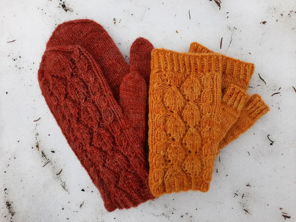 Köynnös-kämmekkäät ja -lapaset -ohje